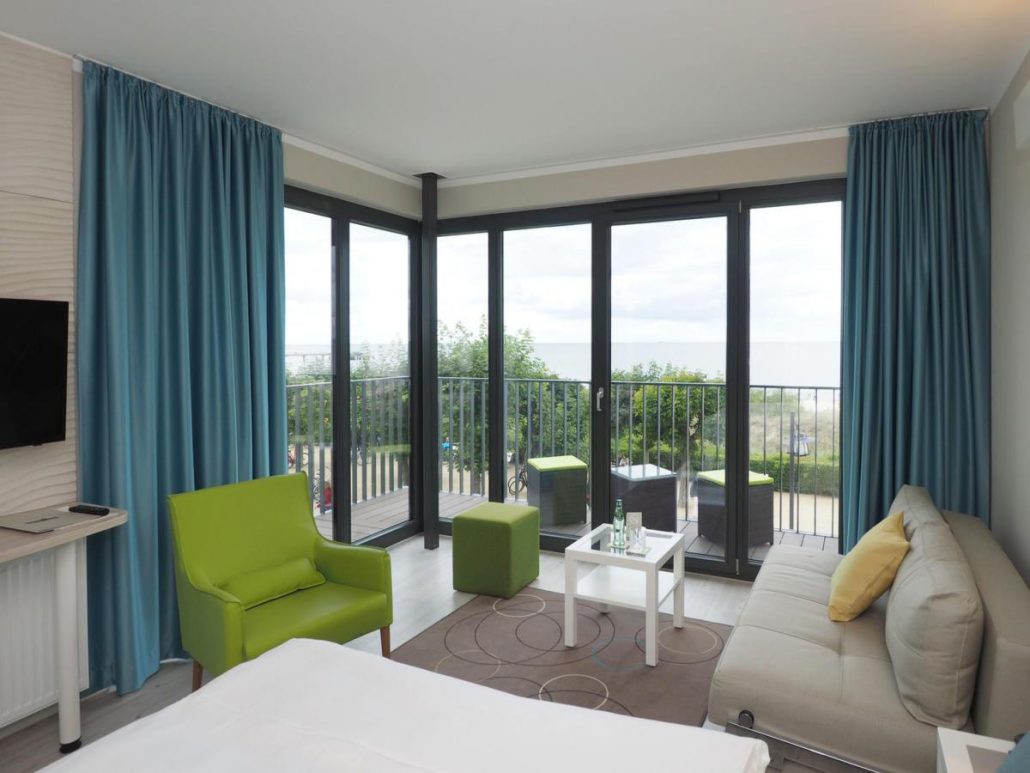Zimmeransicht im Bansin Beachhotel für die Ostsee Seetel Gruppe