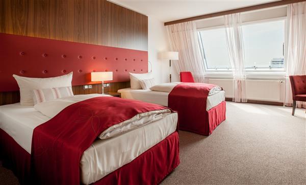 Raumansicht eines Zimmers im Hotel Fora in Hannover